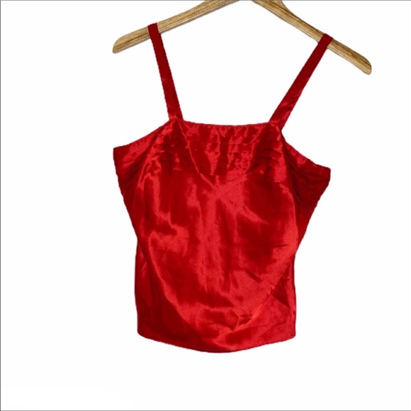 Vintage Red Silky Cami NWT Size Small - Picture 3 of 7